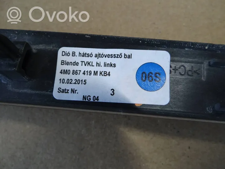 Audi Q7 4M Takaoven verhoilu (käytetyt) 4M0867419M