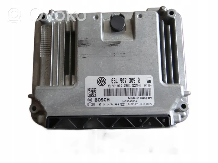 Volkswagen Golf VI Sterownik / Moduł ECU 03L907309R