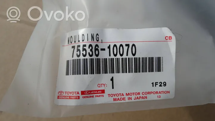 Toyota C-HR Listwa szyby czołowej / przedniej 75536-10070