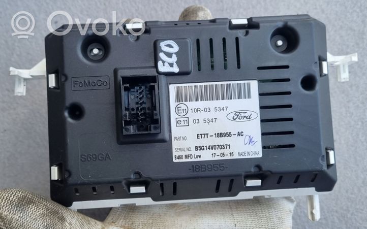 Ford Ecosport Monitori/näyttö/pieni näyttö ET7T18B955AC