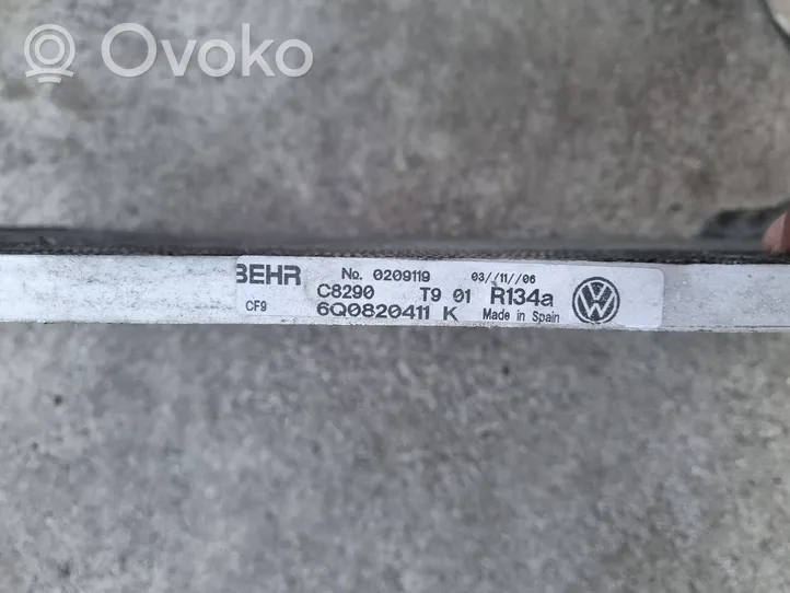 Volkswagen Polo IV 9N3 Radiateur condenseur de climatisation 6Q0820411K