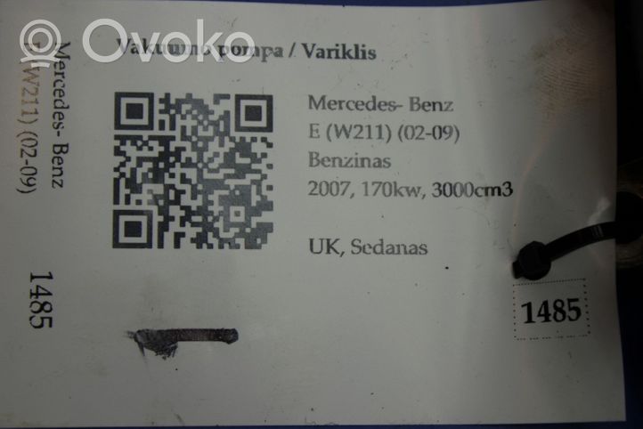 Mercedes-Benz E W211 Vakuumo pompa A2722300465