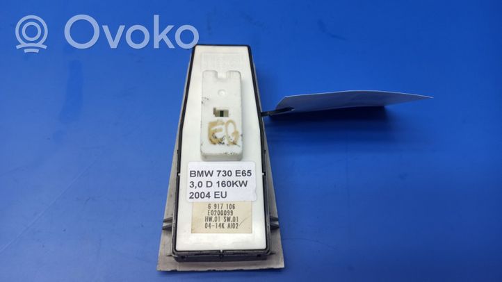 BMW 7 E65 E66 Interruptor del elevalunas eléctrico 6917106