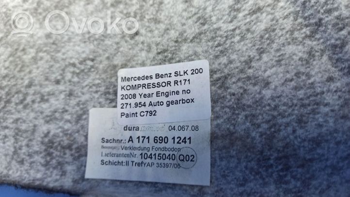 Mercedes-Benz SLK R171 Rear floor carpet liner A1716901241