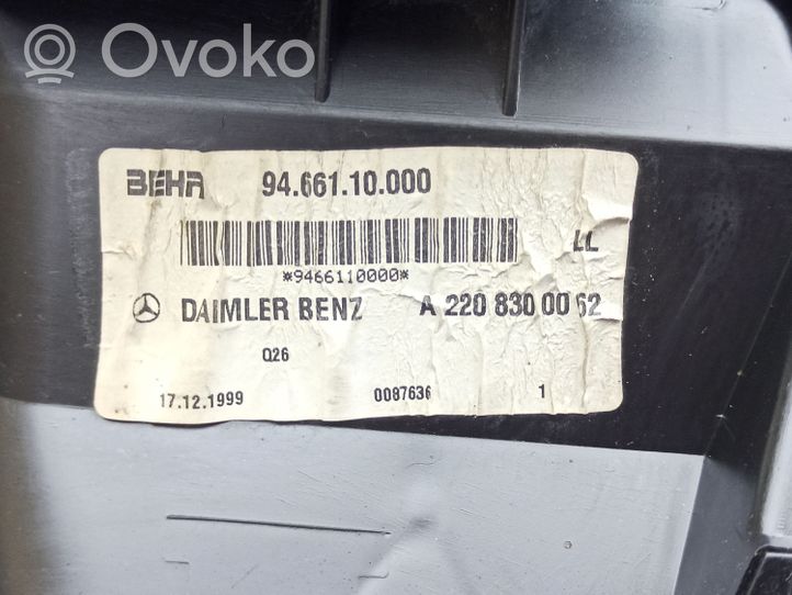 Mercedes-Benz S W220 Salono oro mazgo plastikinis korpusas A2208300062