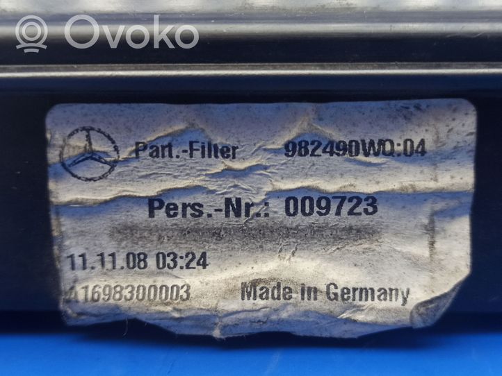 Mercedes-Benz A W169 Cornice micro filtro dell’aria abitacolo (parte) A1698300003