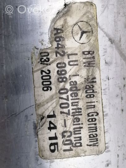 Mercedes-Benz E W211 Schlauch / Leitung Ladeluftkühler A6420980707