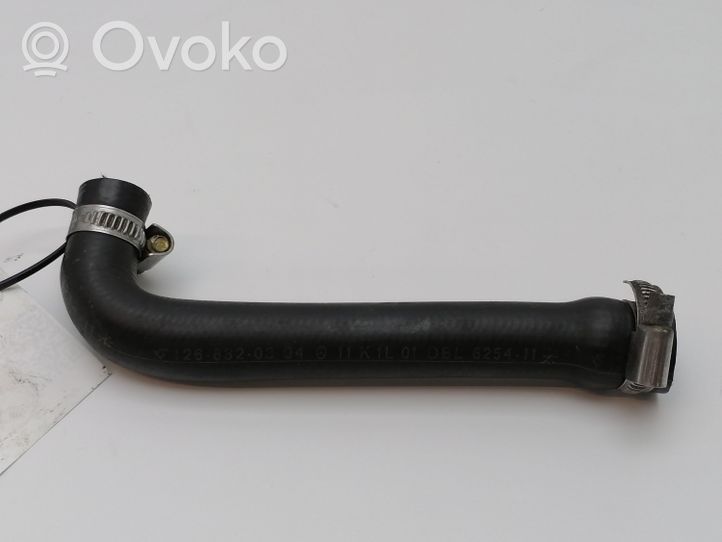 Mercedes-Benz 380 560SEC C126 Engine coolant pipe/hose 1268320394