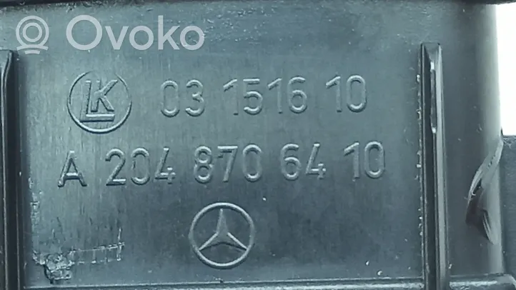 Mercedes-Benz E W212 Przycisk centralnego zamka A2048706410