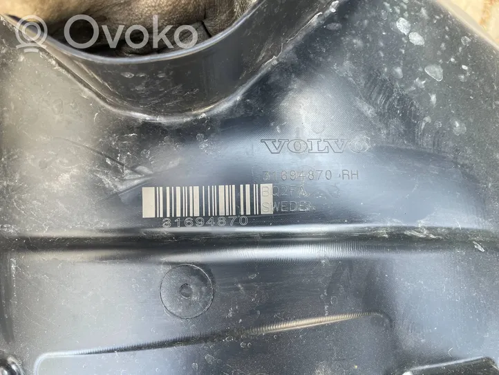 Volvo XC60 Front wheel arch liner splash guards 31694870