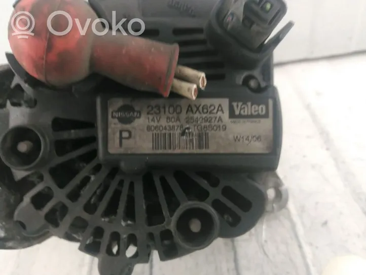 Nissan Micra Alternator 23100AX62BEX