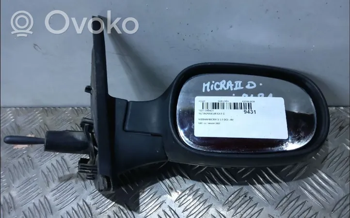 Nissan Micra Manualne lusterko boczne drzwi 96301AX96C