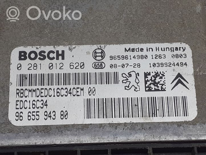 Citroen Berlingo Sterownik / Moduł ECU 0281012620