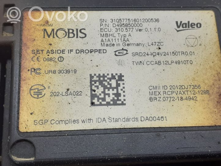 KIA Optima Aklos zonos modulis 95821D4000