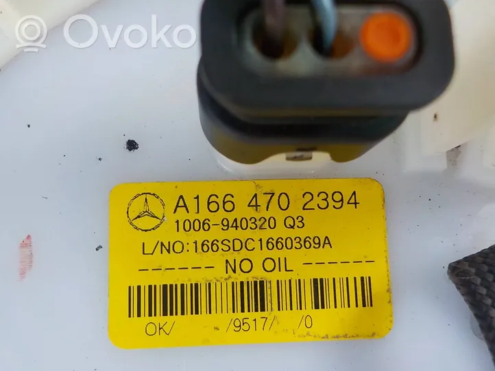 Mercedes-Benz ML AMG W166 Polttoainesäiliö A1664700901