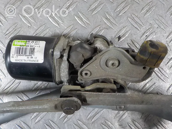 Renault Kangoo II Tiranti e motorino del tergicristallo anteriore 8200409692