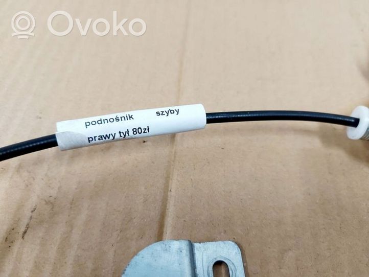 KIA Rio Rear door window regulator with motor 