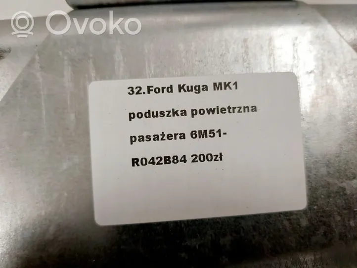 Ford Kuga I Oro pagalvių komplektas 6M51-R042B84