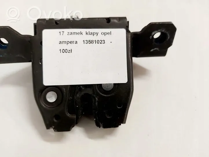 Opel Ampera Schloss Heckklappe Kofferraumdeckel 13581023