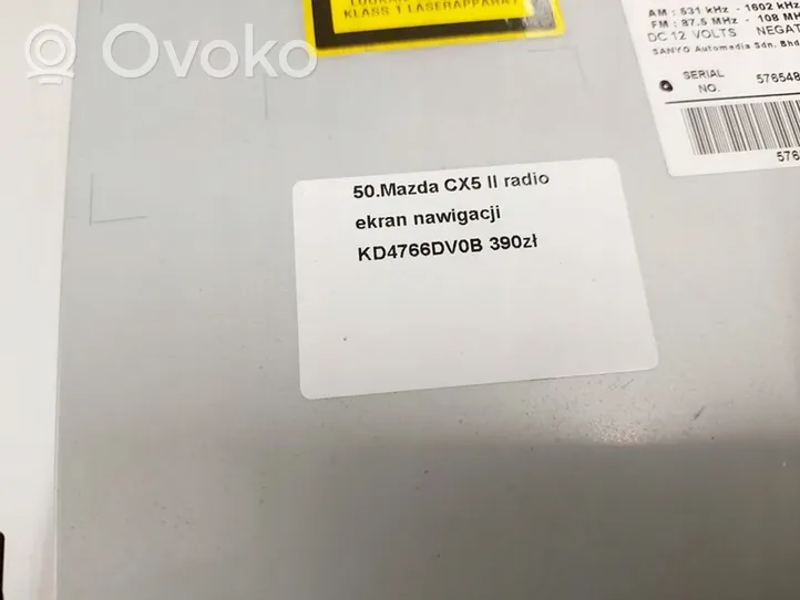 Mazda CX-5 Unité principale radio / CD / DVD / GPS KD4766DV0B