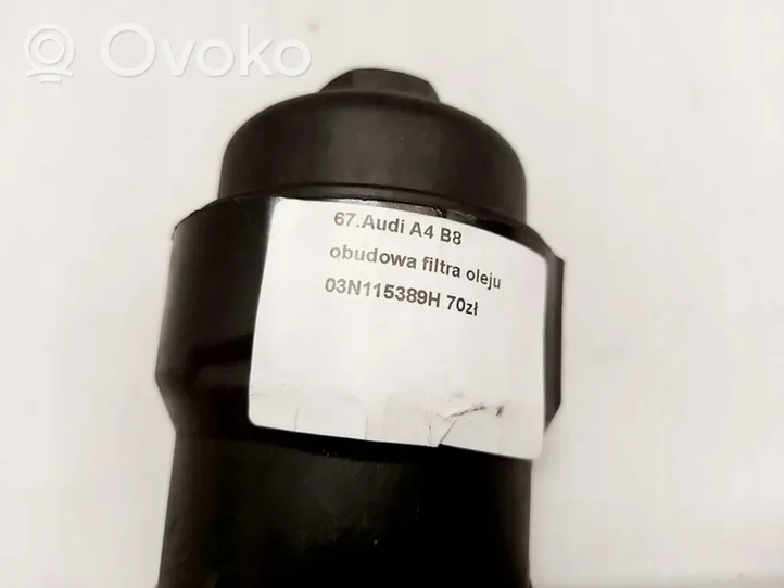 Audi A4 S4 B8 8K Support de filtre à huile 03N115389H