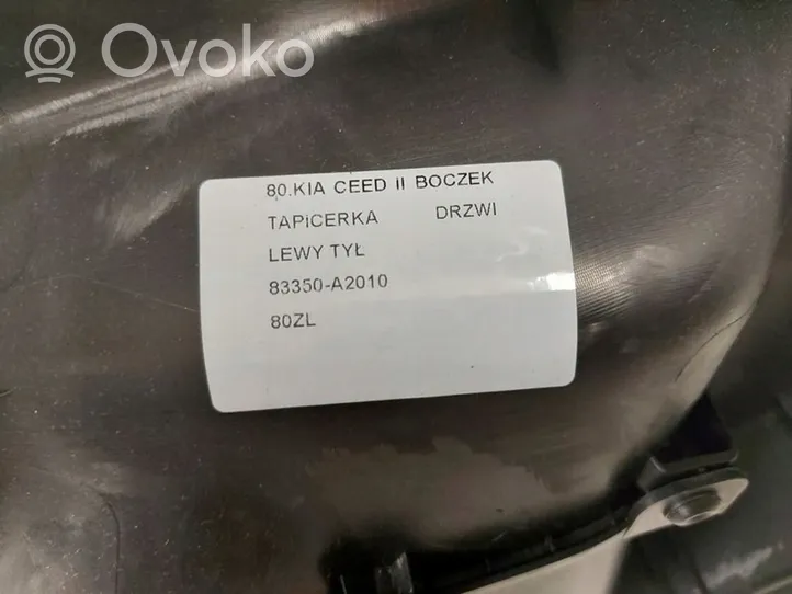 KIA Ceed Boczek / Tapicerka drzwi tylnych 83350-A2010