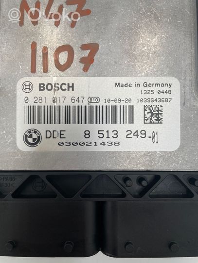 BMW X3 F25 Komputer / Sterownik ECU i komplet kluczy 8513249