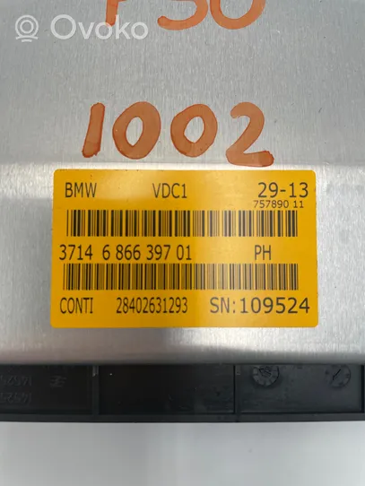 BMW 3 F30 F35 F31 Jousituksen ohjainlaite/moduuli 6866397