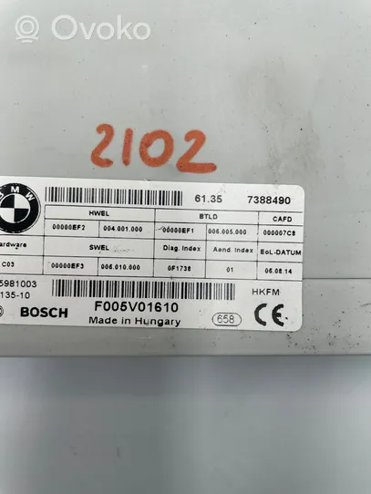 BMW 3 F30 F35 F31 Pompa / Siłownik klapy tylnej bagażnika / Komplet 7388490