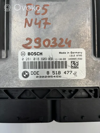 BMW X4 F26 Komputer / Sterownik ECU i komplet kluczy 8518477