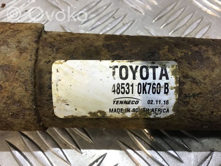 Toyota Hilux (AN120, AN130) Ammortizzatore posteriore 485310K760