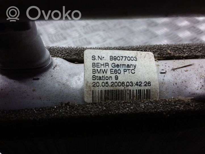 BMW 5 E60 E61 Radiatore riscaldamento abitacolo 5586690