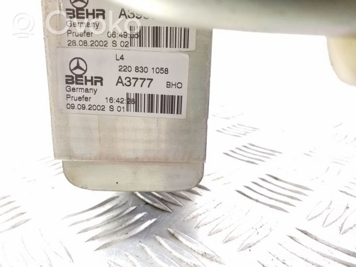 Mercedes-Benz S W220 Радиатор кондиционера воздуха (в салоне) 2208301058