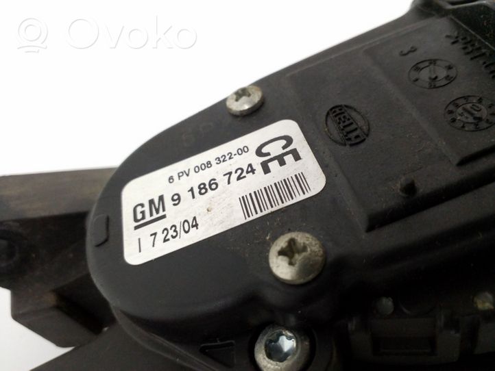 Opel Vectra C Accelerator pedal position sensor 9186724