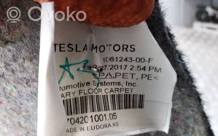 Tesla Model X Wykładzina podłogowa przednia 106124300F