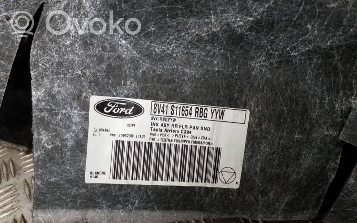 Ford Kuga I Rear floor carpet liner 8V41S11654BG