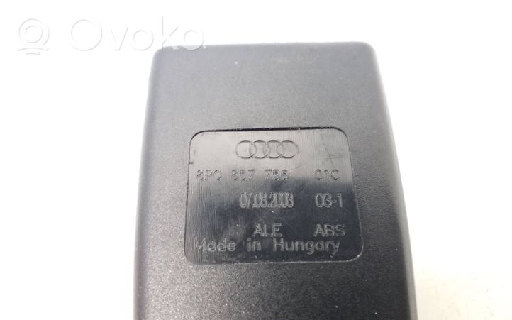 Audi A3 S3 8P Etuistuimen turvavyön solki 8P0857756