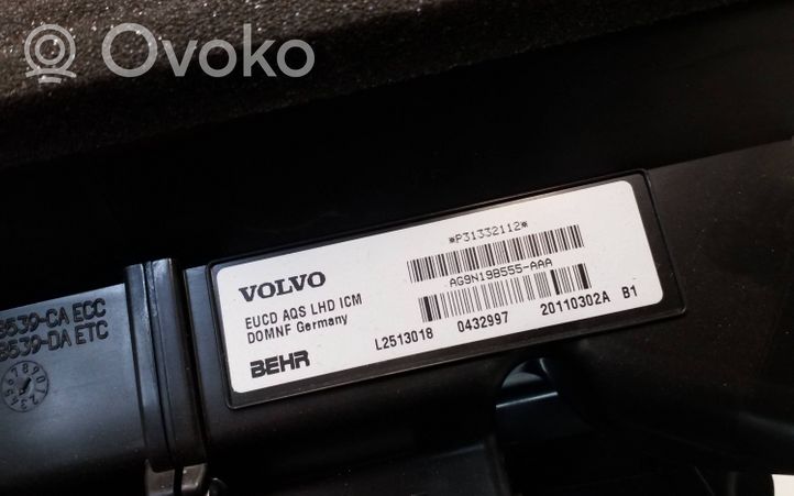 Volvo V60 Obudowa nagrzewnicy 31332112