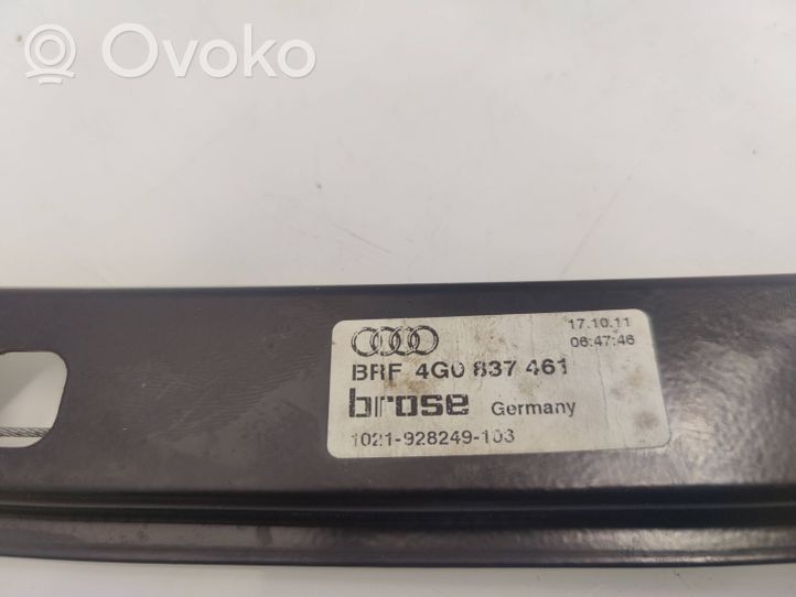 Audi A6 S6 C7 4G Mécanisme de lève-vitre avant sans moteur 4G0837461