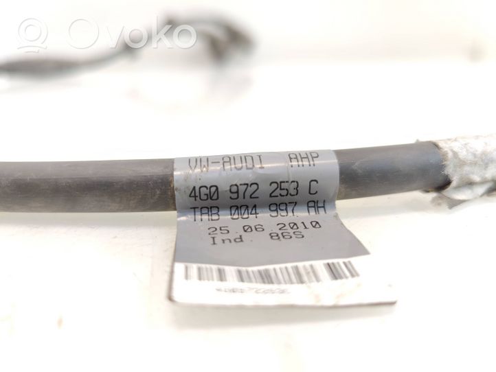 Audi A6 S6 C7 4G Cablaggio del sensore posteriore ABS 4G0972253C