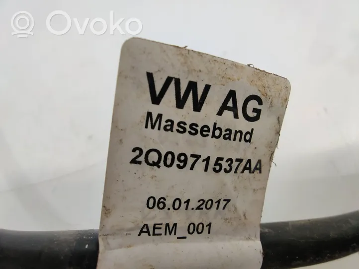 Volkswagen T-Cross Câble négatif masse batterie 2Q0971537AA