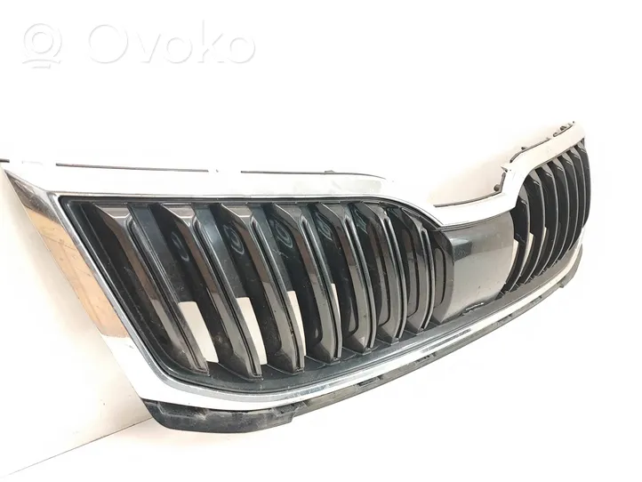 Skoda Octavia Mk3 (5E) Maskownica / Grill / Atrapa górna chłodnicy 5E0853653C