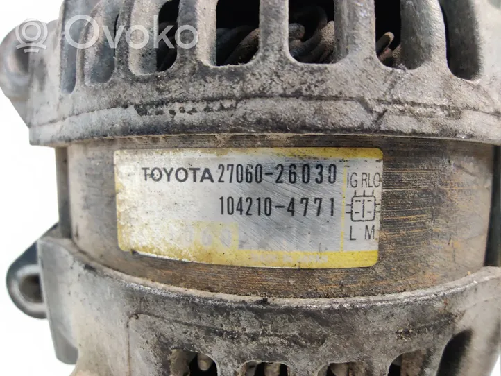 Toyota RAV 4 (XA30) Alternador 2706026030