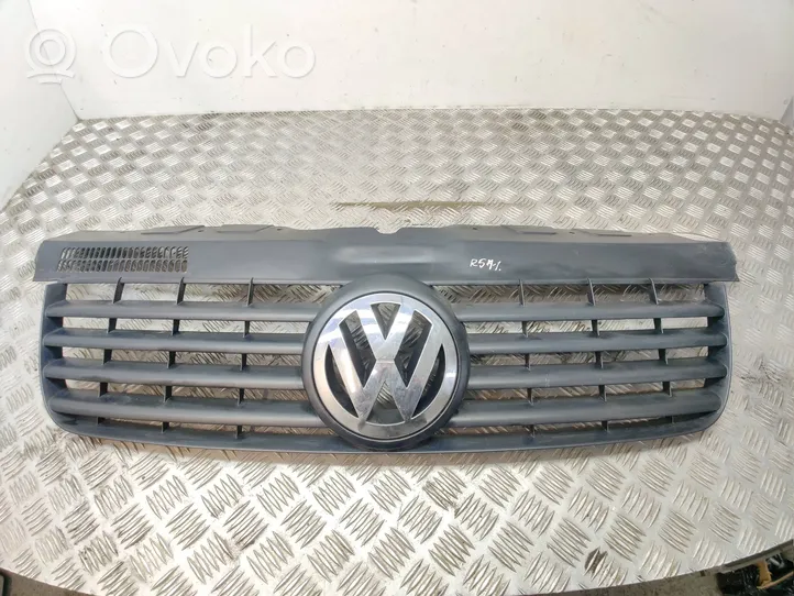 Volkswagen Transporter - Caravelle T5 Grille calandre supérieure de pare-chocs avant 7H0807101