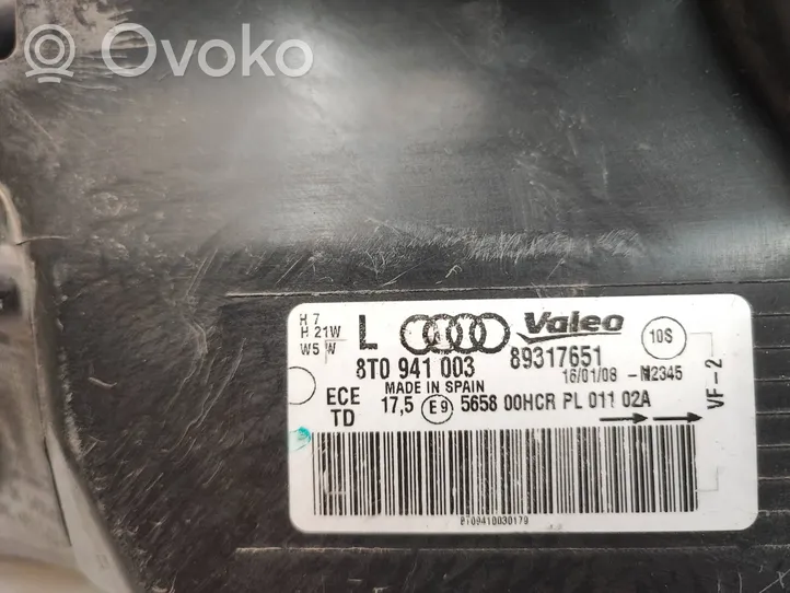 Audi A5 8T 8F Phare frontale 8T0941003