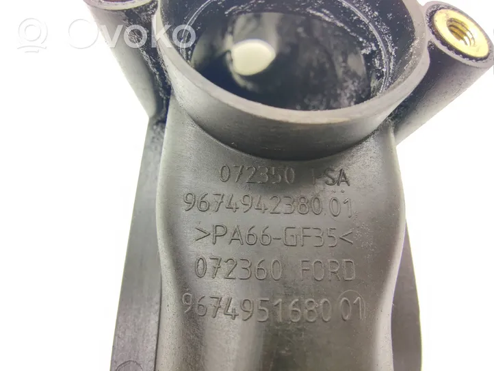 Peugeot 508 Manguera/tubo del intercooler 9674951680