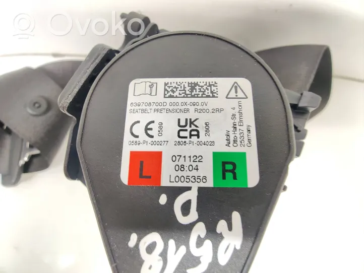 BMW 5 G30 G31 Ceinture de sécurité arrière 639708700D