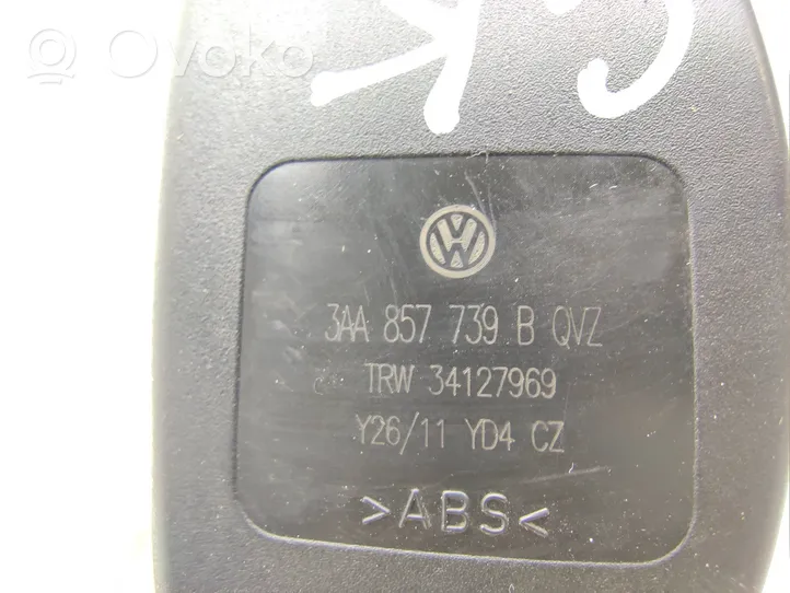 Volkswagen PASSAT B7 Sagtis diržo galine 3AA857739B