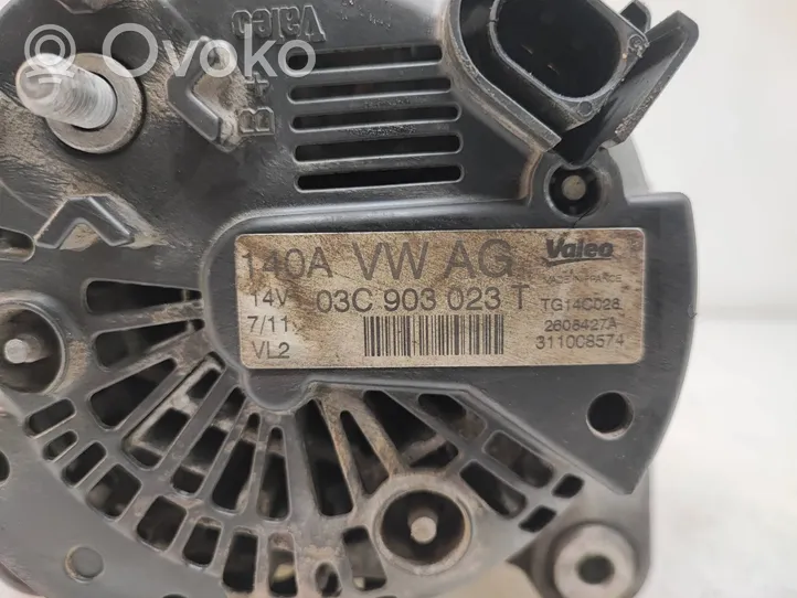 Volkswagen PASSAT B7 Generator/alternator 03C903023T