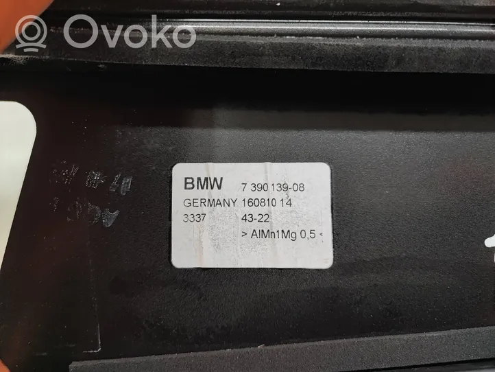 BMW 5 G30 G31 Rivestimento modanatura del vetro della portiera posteriore 16081014